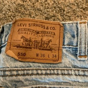 Levis 550 jeans